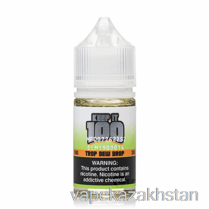 Vape Kazakhstan Trop Dew Drop - Keep It 100 Salt - 30mL 50mg